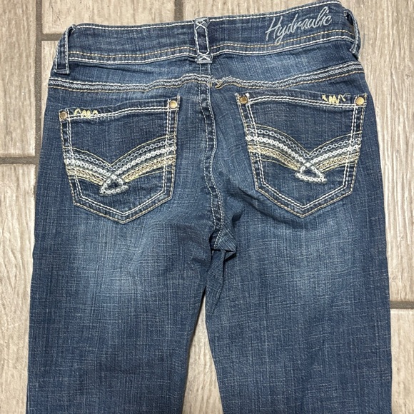 Hydraulic Women's Dark Blue Boot Cut Jeans - Picture 3 of 4